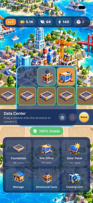 Data Center construction progress